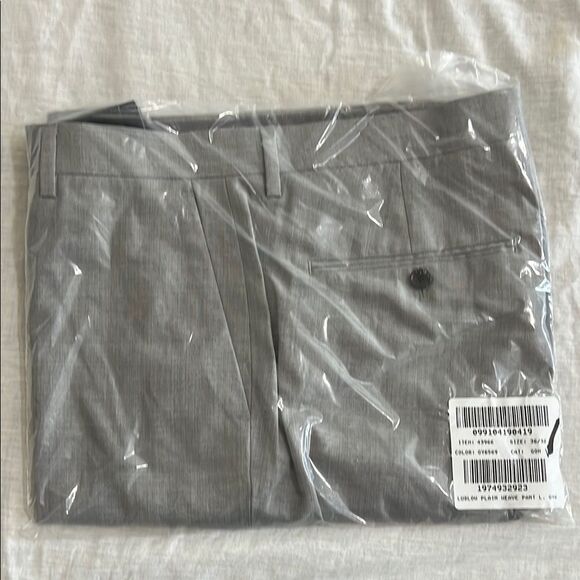 NWOT Ludlow Slim Fit Suit Pants in Lora Piana Wool Gray Size 36 x 32 - Picture 3 of 14
